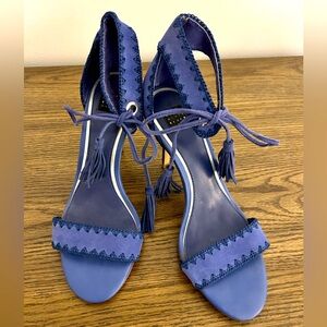 White House Black Market Suede Heels Size 7.5